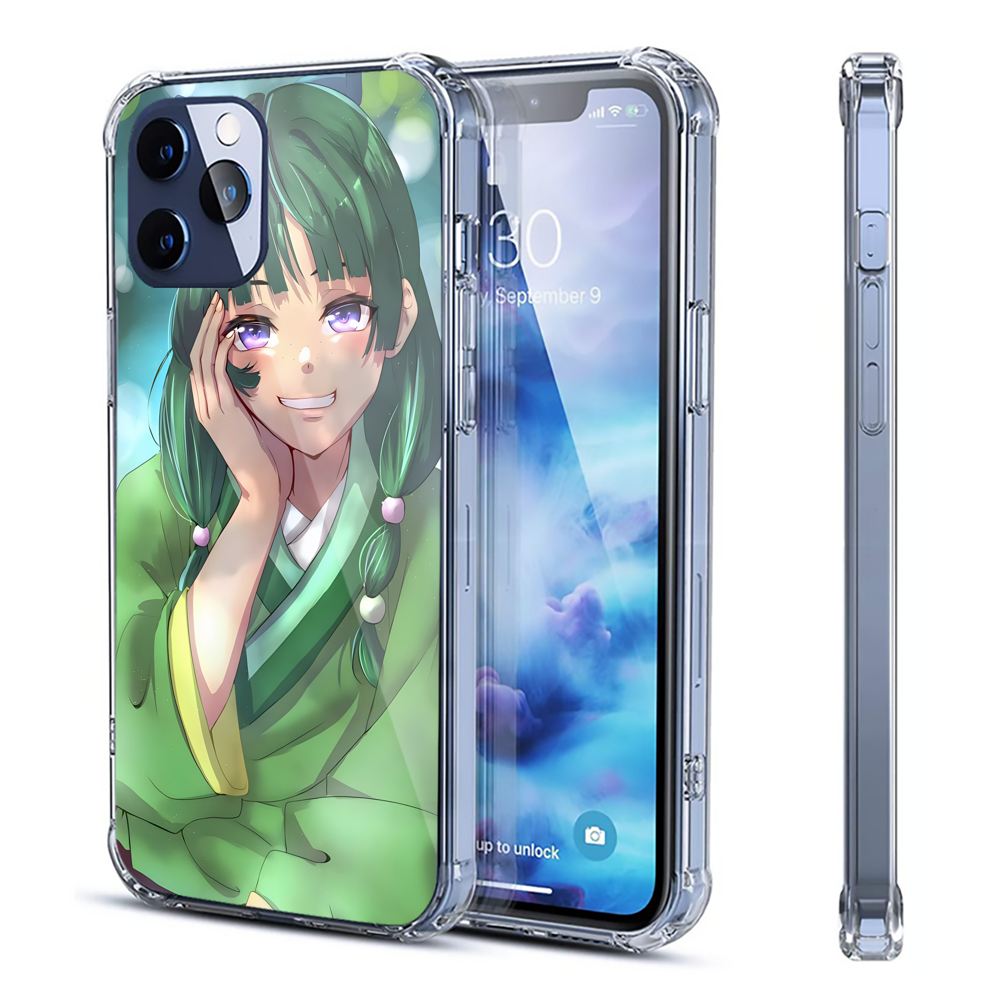 （画像用） 薬屋のひとりごと The Apothecary Diaries 【iPhone 12シリーズ対応】透明スマホケース（クリアソフトケース）